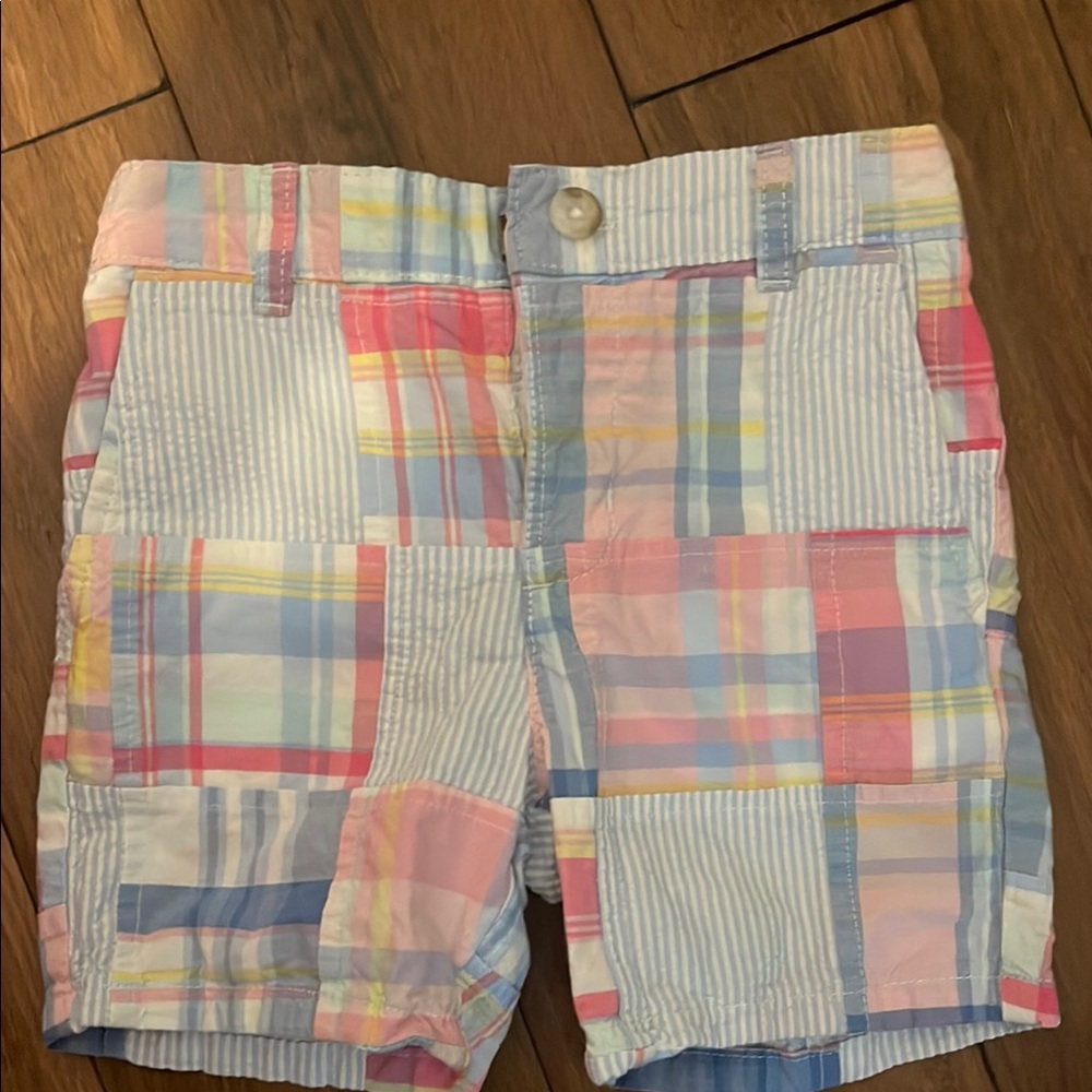Colorful Plaid Kids Shorts